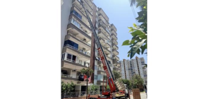 HepsiJET XL, kapıdan sığmayan ürünleri vinç ile teslim ediyor