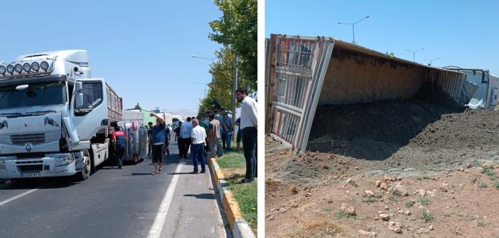 Kızıltepe’de zincirleme trafik kazası: 2 yaralı