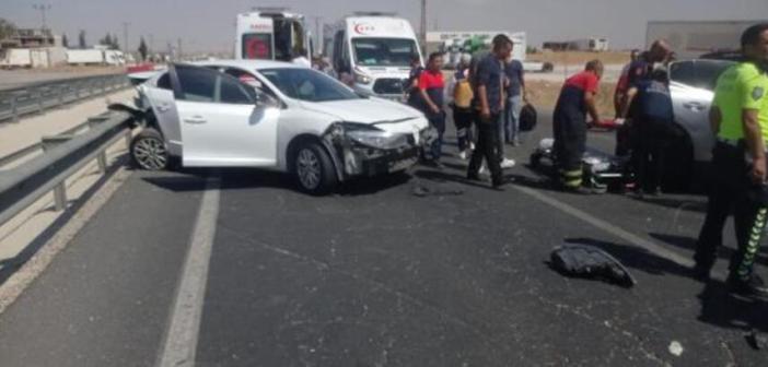 Mardin’de otomobiller çarpıştı: 7 yaralı