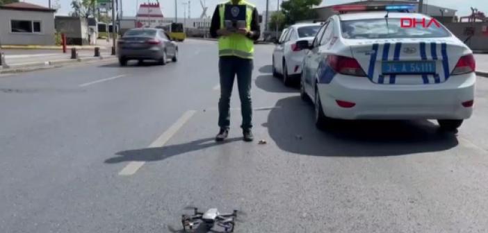 Polis ekiplerine yaptığı şov yapan taksiciye iki kez ceza yazıldı