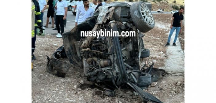 Nusaybin - Midyat Karayolunda kaza, 2 yaralı