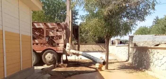 Eşme okulu suya kavuşturuldu