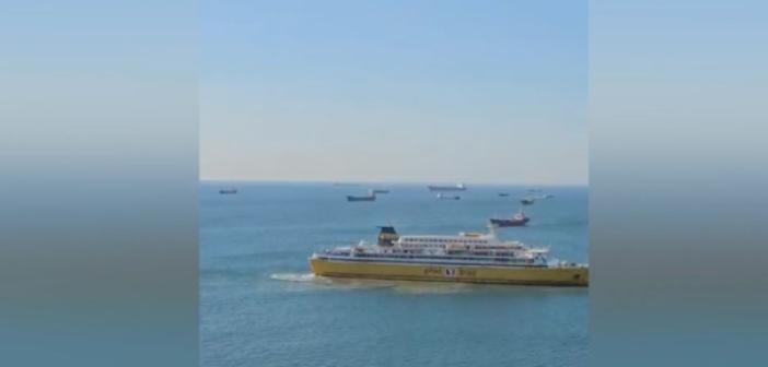 Ro-ro gemisi İstanbul denizi kirletti, 13 milyon lira para cezası kesildi