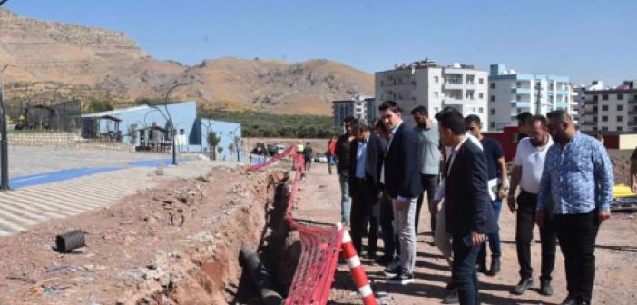 Derik’te doğal gaz hattı için ilk kazma vuruldu
