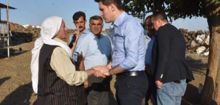 Derik Kaymakamı Çakır, kırsal mahalleleri karış karış geziyor