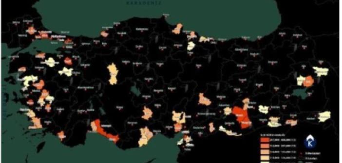 İl olma potansiyeline sahip 67 ilçe