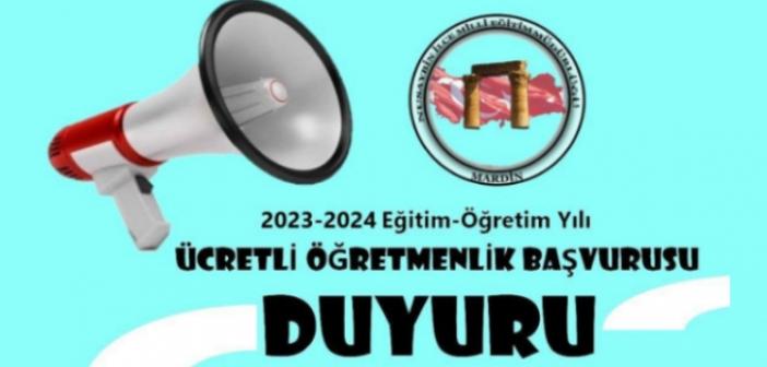 Ücretli öğretmenlik başvuruları başladı