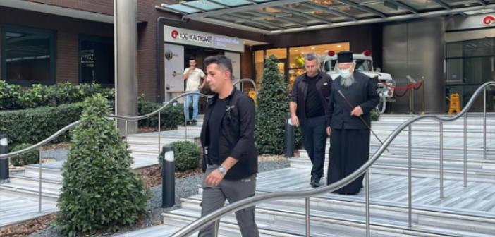 Fener Rum Patriği Bartholomeos ve Ali Sabancı ve eşine hasta ziyareti