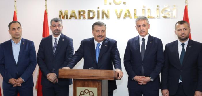 Mardin'de Fahrettin Koca'ya 'E-Reçete' sorusu