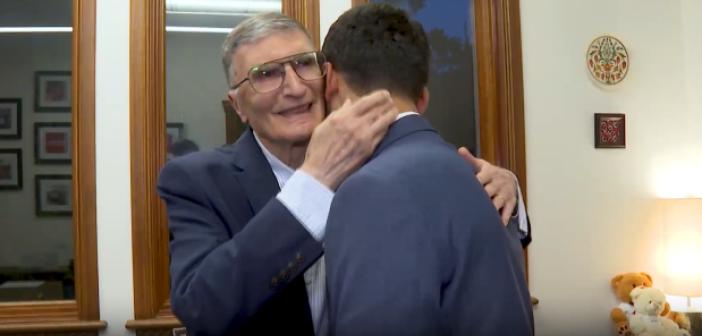 Mardinli öğrenci ABD'de Aziz Sancar Vakfının temel atma törenine katıldı