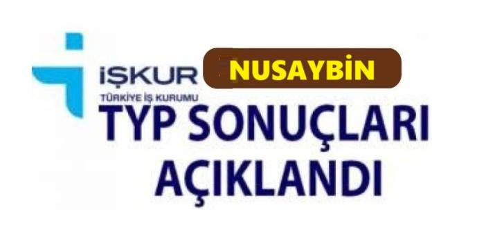Nusaybin İşkur TYP listesi belli oldu! İşte Nusaybin İşkur Listesi