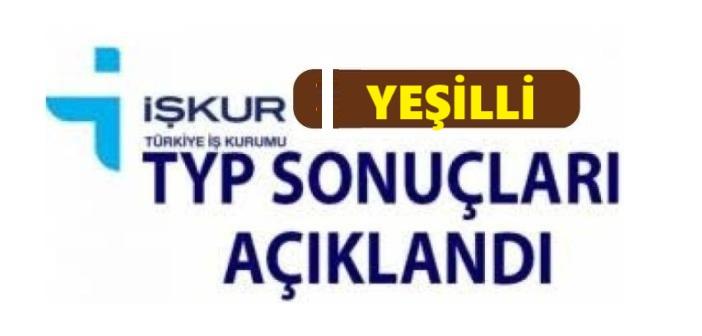 Yeşilli İşkur TYP listesi belli oldu! İşte Yeşilli İşkur Listesi