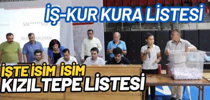 2023 Kızıltepe TYP kura sonuçları belli oldu! İşte Kızıltepe asil isim listesi