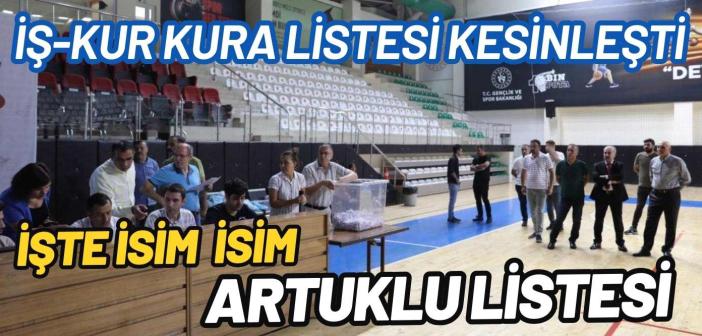 Artuklu 2023 TYP kura sonuçları kesinleşti! İşte Artuklu asil isim listesi