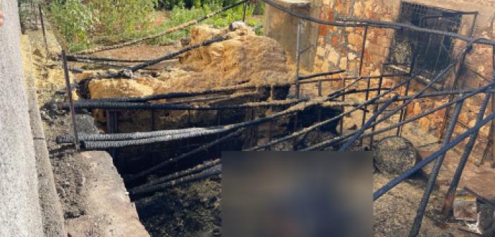 Mardin’de ahır yangını: 1 yaralı, 3 inek telef oldu