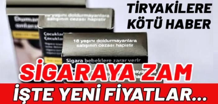 Üç sigara grubundan ciğer yakacak yeni zam! Sigara fiyat listesi sil baştan