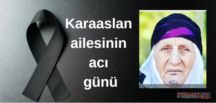 Karaaslan ailesinin acı günü