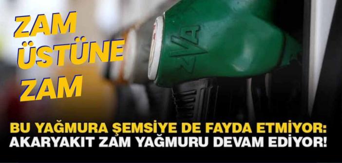 SON DAKİKA: Akaryakıta büyük zam geldi!