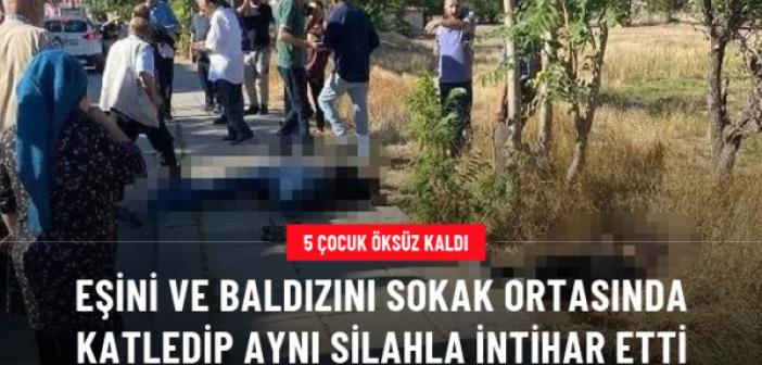 Boşanma aşamasındaki eşini ve baldızını öldürüp aynı silahla intihar etti