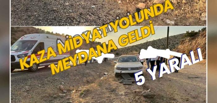 Midyat Yolunda kaza: Yaralılar var