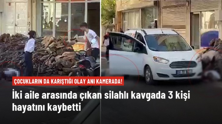 Diyarbakır'da iki aile arasında çıkan silahlı kavgada 3 kişi öldü, 1 kişi yaralandı