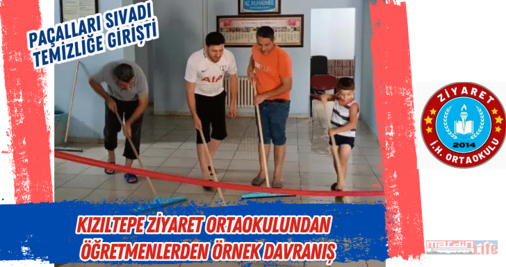 Kızıltepe Ziyaret Ortaokulundan  öğretmenlerden örnek davranış