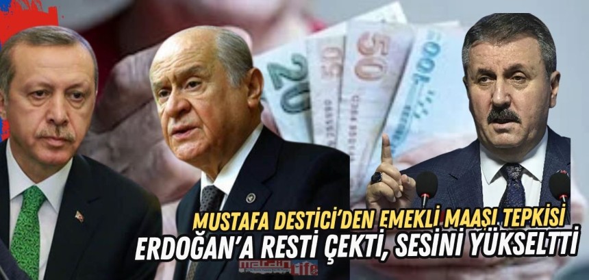 Erdoğan'a resti çekti, sesini yükseltti