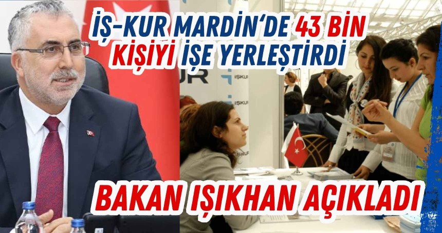 İş-Kur Mardin'de 21 yılda 43 bin kişiyi işe yerleştirdi