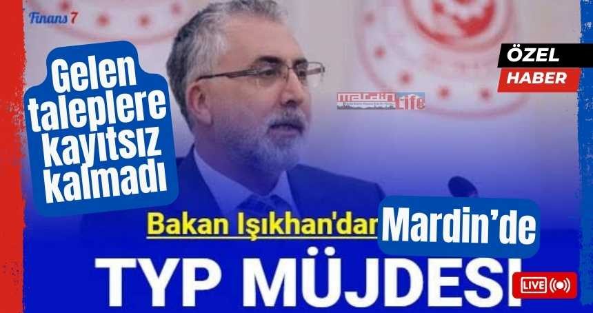 Bakan talimatını verdi! Mardin’e bin kişilik TYP işçisi alınacak
