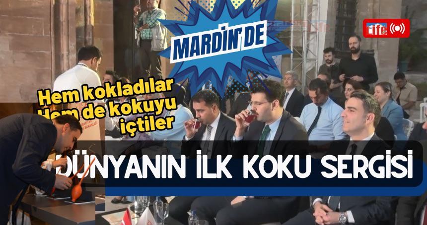 Sıra dışı ‘koku’ sergisinde dünyada ilk yaşandı