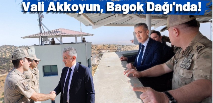 Vali Akkoyun, Bagok Dağı'nda!