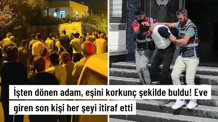 İşten eve dönen adam, karısını yatak odasında boğazından bıçaklanmış halde ölü buldu