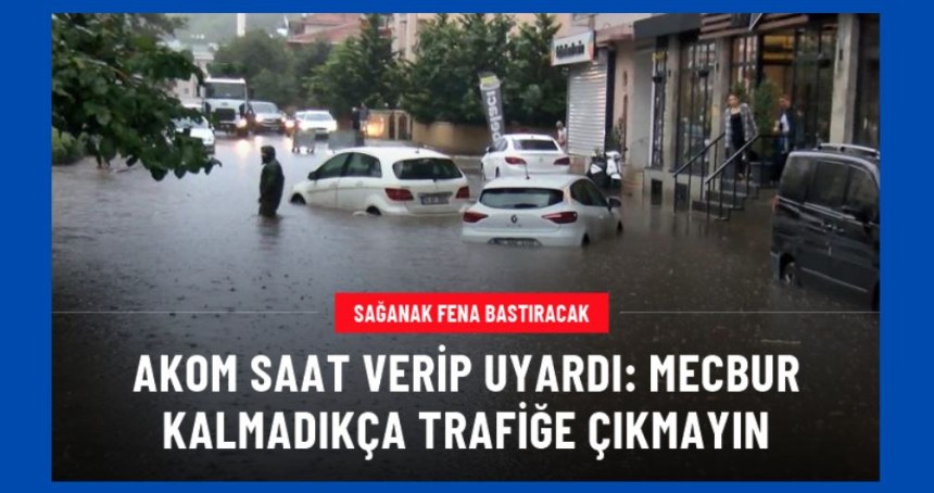 İstanbullulara sağanak uyarısı! Saat 18.00'den itibaren kuvvetli yağış bekleniyor