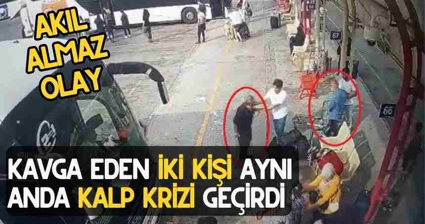 Akılalmaz olay; kavga eden yolculardan ikisi de kalp krizi geçirdi!