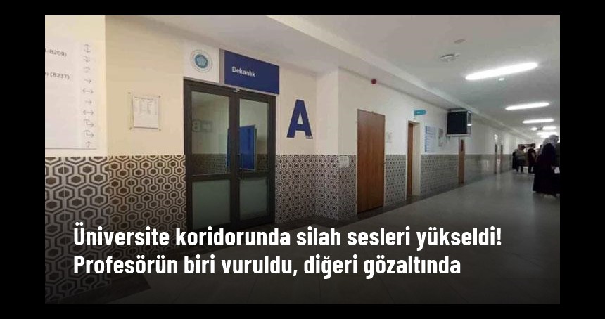 Üniversitede profesörler arasındaki tartışma silahlı kavgaya dönüştü