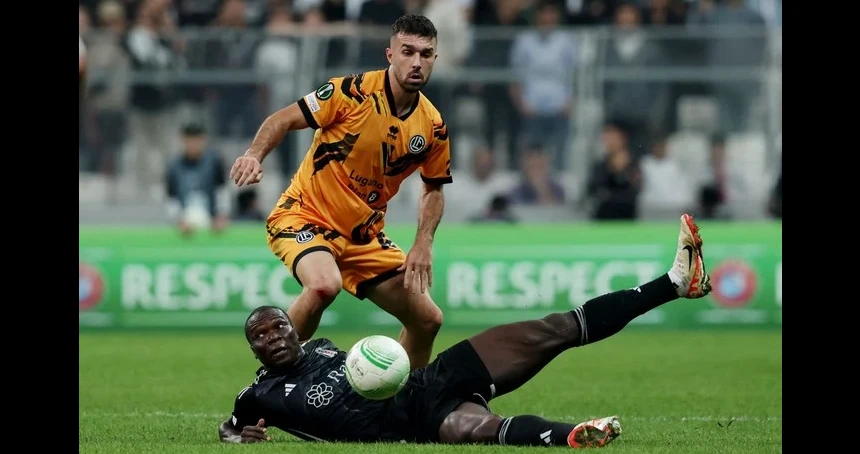 Beşiktaş, Lugano'ya mağlup oldu