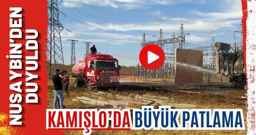 Kamışlo’da BÜYÜK PATLAMA! İki elektrik santraline hava saldırısı