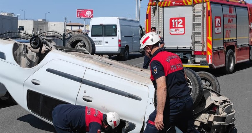 Şanlıurfa'da trafik kazası: 1 yaralı