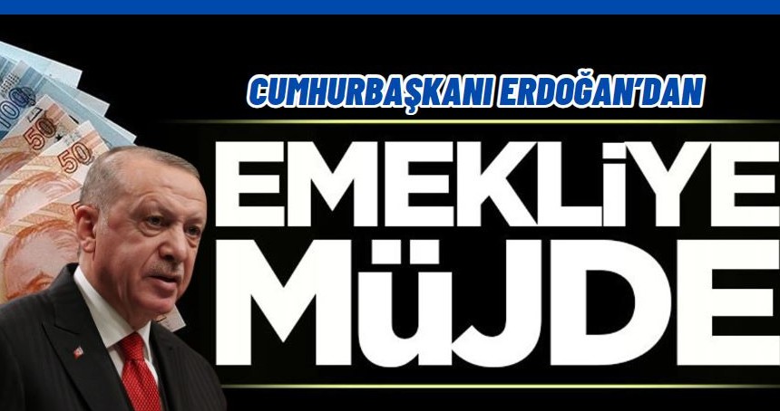 Cumhurbaşkanı Erdoğan'dan emeklilere ikramiye müjdesi