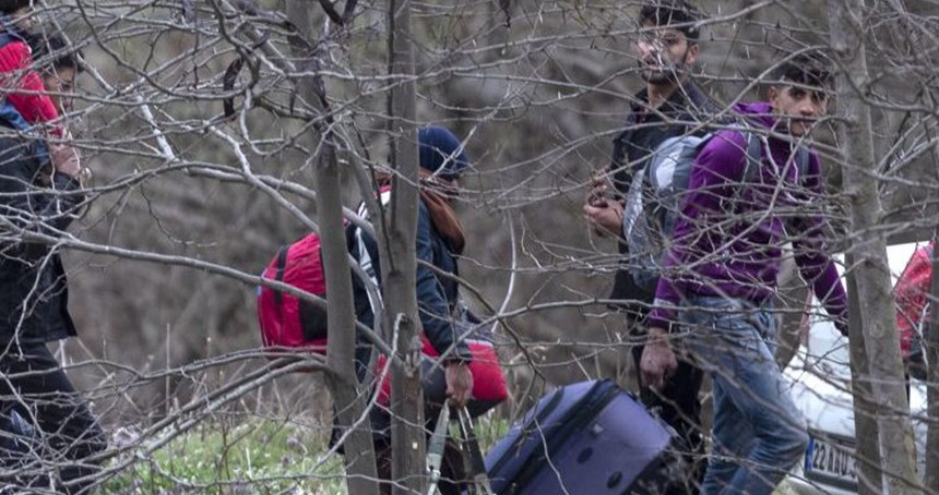 Edirne'de 43 düzensiz göçmen yakalandı