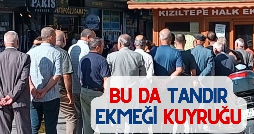 Ekmeğe yapılan zamlar sonrası Vatandaş Tandır ekmeğine yöneldi! Metrelerce uzayan halk ekmek kuyruğu: