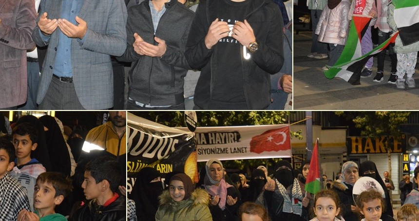 HÜDA PAR Siirt İl Başkanlığı Gazze için nöbette