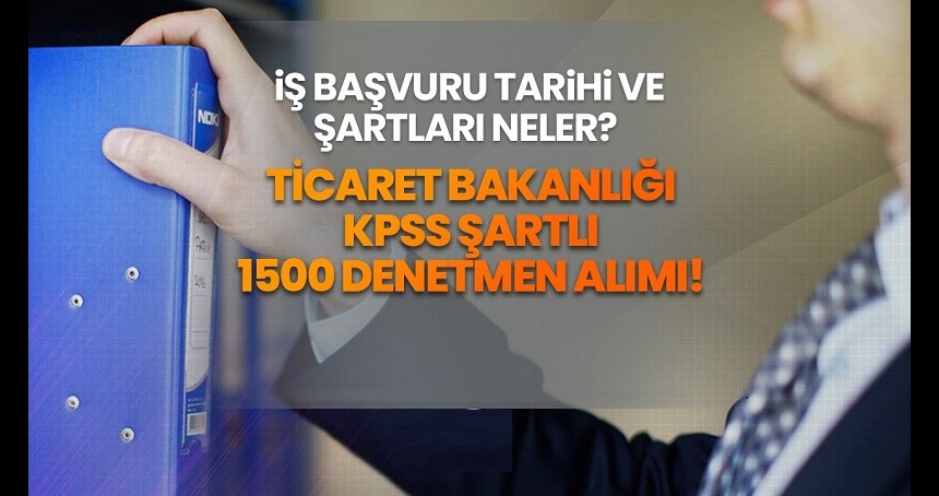 KPSS sınavına girmişseniz! 1500 memur alımı yapılacak