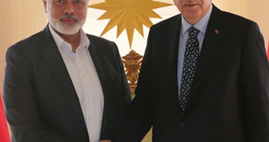 Cumhurbaşkanı Erdoğan, HAMAS Siyasi Büro Başkanı İsmail Heniyye ile görüştü