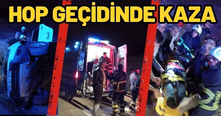 Hop Geçidinde Feci Kaza