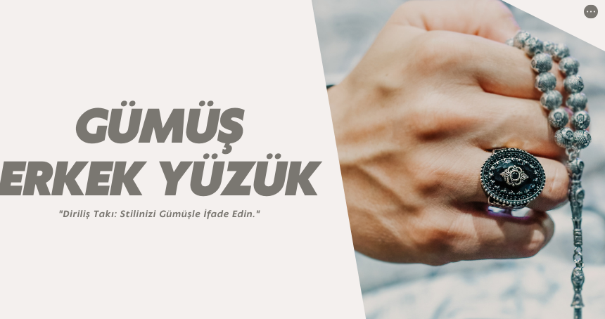 Gümüş Erkek Yüzük | Şık ve Kaliteli Erkek Takıları - Diriliş Takı