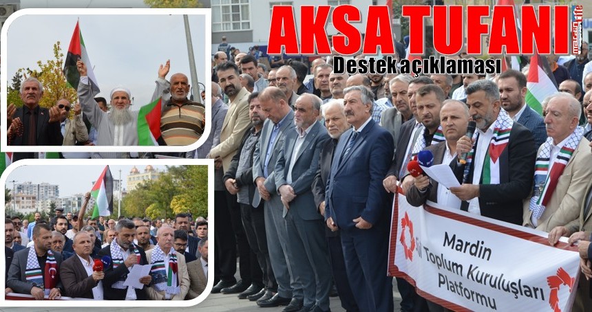 Aksa Tufanı harekatına destek açıklaması