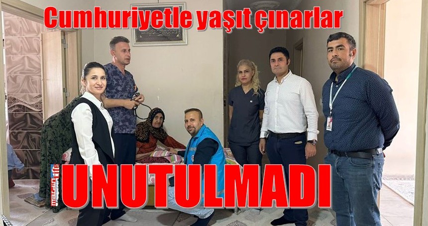 Cumhuriyetle yaşıt çınarlar unutulmadı