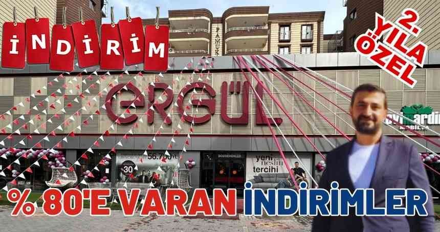 Ergül Mobilya, 2. Yılını %80'e Varan İndirimlerle Kutluyor!