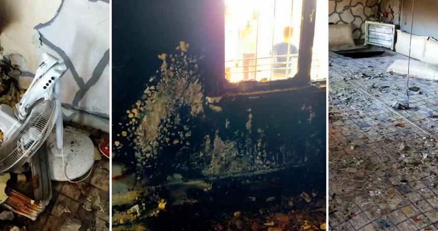 Evde çıkan yangın korkuttu!